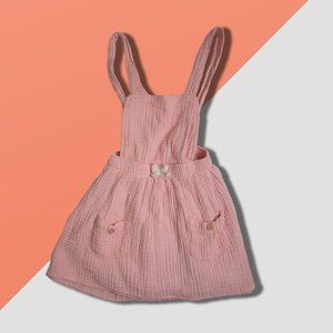 Kids Pink Overalls